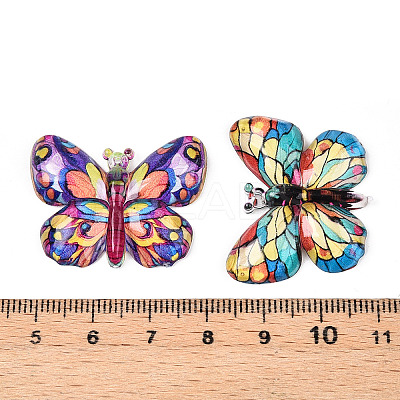 Printed Translucent Acrylic Pendants OACR-T028-23A-1