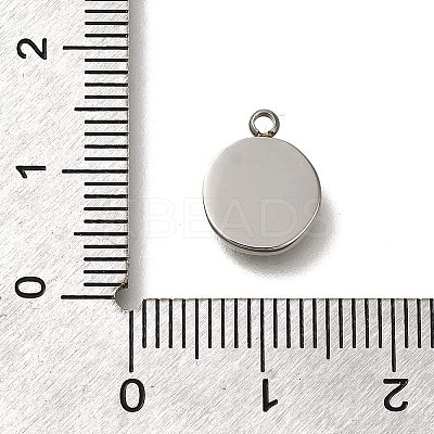 304 Stainless Steel Rhinestone Pendants STAS-A104-01P-1