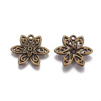 Tibetan Style Alloy Pendants LS-TIBEP-EBB088YKG-AB-FF-1