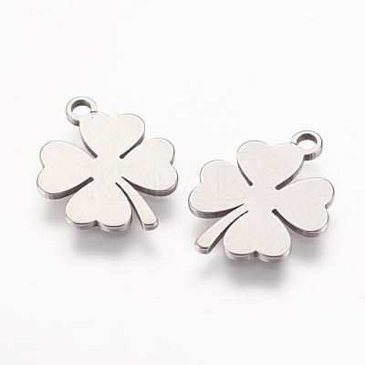 Tarnish Resistant 304 Stainless Steel Charms X-STAS-L191-17P-1