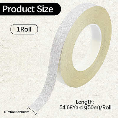 50M Glitter Adhesive Plastic Tapes DIY-WH20050-14B-01-1
