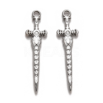 Non-Tarnish 304 Stainless Steel Pendants STAS-B054-06P-1