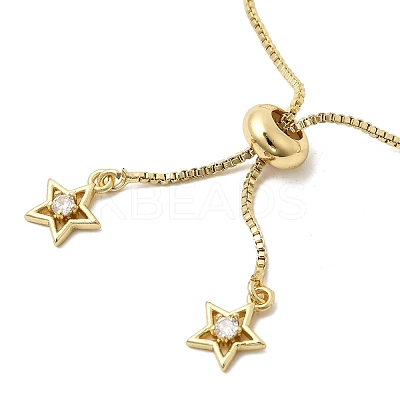1MM Brass Box Chain Slider Bracelet Making MAK-K024-01G-1