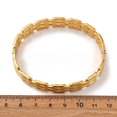 304 Stainless Steel Hinged Bangles for Women BJEW-L610-26G-1