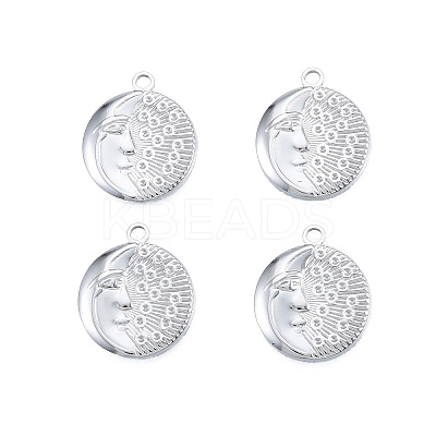 Non-Tarnish 201 Stainless Steel Pendants STAS-N098-234P-1
