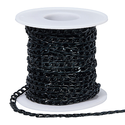 10M Oxidation Aluminum Faceted Curb Chains CHA-SC0001-05-1