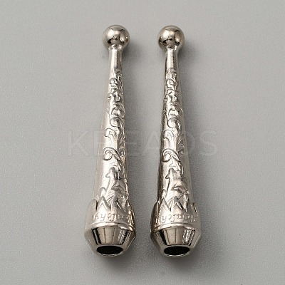 Alloy Cord Ends LS-FIND-WH0110-363C-1