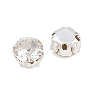 Flat Round Sew on Rhinestone Montee Beads STAS-B107-01C-01S-1