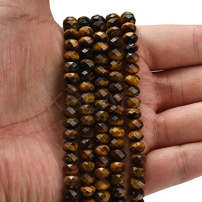 Natural Tiger Eye Beads Strands G-Z111-A02-01-1