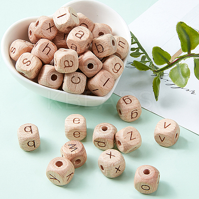 Natural Wood Beads WOOD-WH0112-73B-1