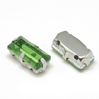Sew on Rhinestone RGLA-T092-5x10mm-20P-1