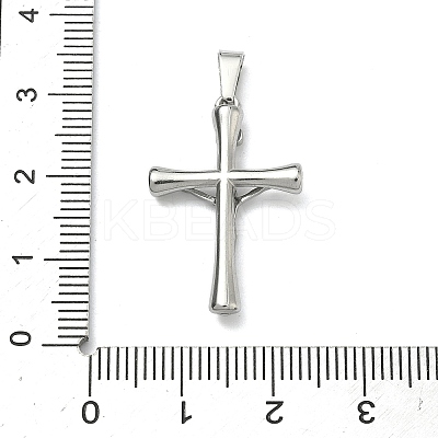 304 Stainless Steel Pendants STAS-F336-18P-02-1
