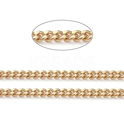 3.28 Feet Brass Curb Chains X-CHC-G005-05G-1