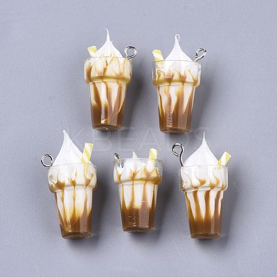 Resin Pendants CRES-S359-19C-1