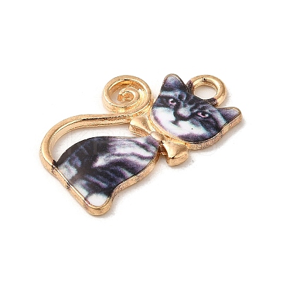 Alloy Enamel Pendants ENAM-T011-139-1