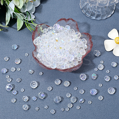 8 Strands 4 Styles Electroplate Glass Beads Strands EGLA-LT0001-06D-1
