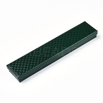 Rhombus Textured Cardboard Jewelry Necklace Boxes CBOX-T006-03C-1