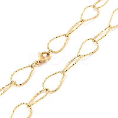 Ion Plating(IP) 304 Stainless Steel Necklaces STAS-D084-27G-1