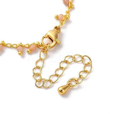Brass Cable Chain Necklace Making KK-K337-12G-08-1