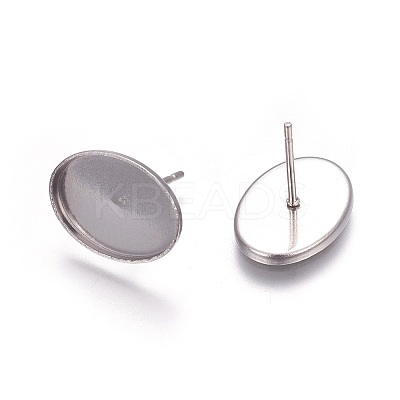 Tarnish Resistant 304 Stainless Steel Ear Stud Findings LS-X-STAS-P227-41P-1