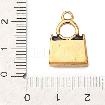 304 Stainless Steel Enamel Pendants LS-STAS-B112-01G-08-1