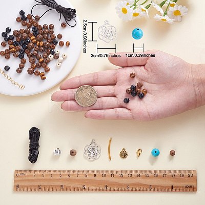 DIY Jewelry Bohemia Necklace Making Kits DIY-SZ0009-79-1