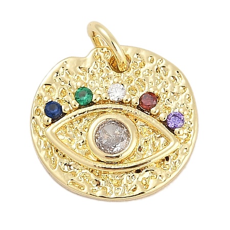 Rack Plating Brass Pendants KK-Q028-16G-1