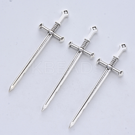 Tibetan Style Alloy Cabochons TIBE-R316-140AS-RS-1