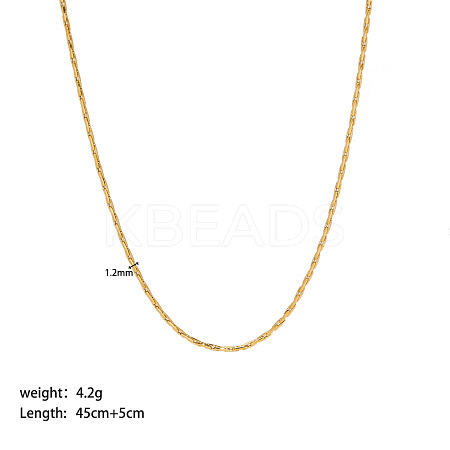 Stainless Steel Boston Link Chain Necklaces LS-PW-WG8A4BA-07-1