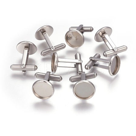Tarnish Resistant 201 Stainless Steel Cuff Settings X-STAS-P227-42P-1