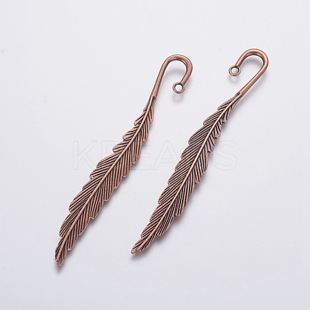 Alloy Bookmarks Findings AJEW-WH0096-65R-1