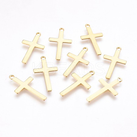 304 Stainless Steel Pendants STAS-P220-09G-1