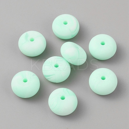 Rondelle Food Grade Eco-Friendly Silicone Beads SIL-TAC0010-04H-1