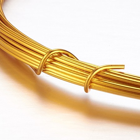 Round Aluminum Craft Wire AW-D009-0.8mm-10m-17-1
