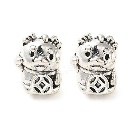 Tibetan Style Alloy European Beads PALLOY-M217-06AS-1