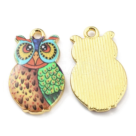 Printed Alloy Pendants ENAM-D051-16G-05-1