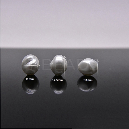 Baking Paint Pearlized Glass Pearl Beads FIND-WH0152-454C-1