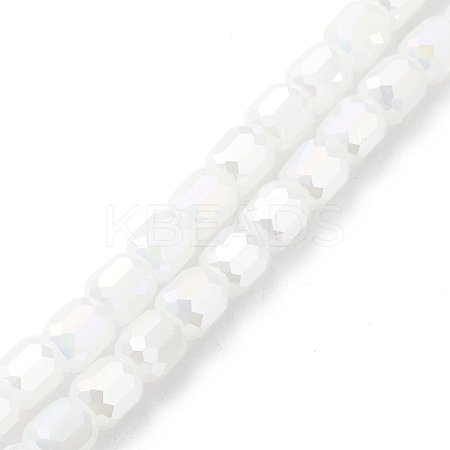 Imitation Jade Glass Beads Strands EGLA-K015-04D-1
