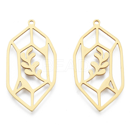 201 Stainless Steel Pendants STAS-N090-LA970-2-1