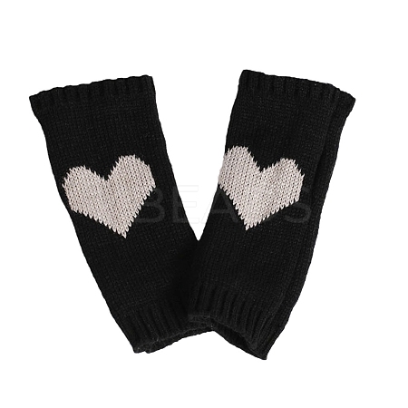 Polyacrylonitrile Fiber Yarn Knitting Fingerless Gloves COHT-PW0001-19B-1