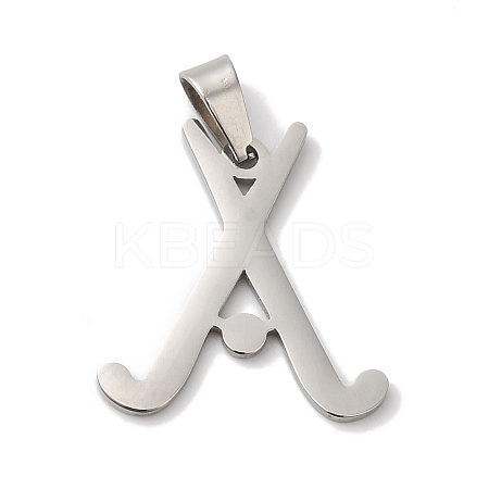 Non-Tarnish 304 Stainless Steel Pendants LS-STAS-U010-07P-1