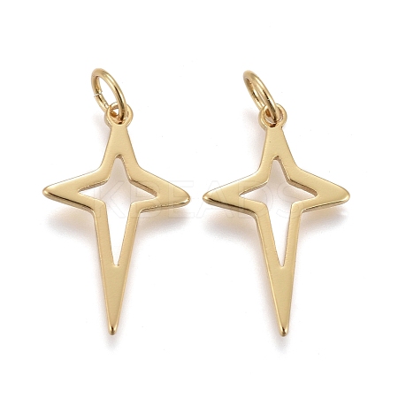 Brass Pendants KK-F821-43G-1