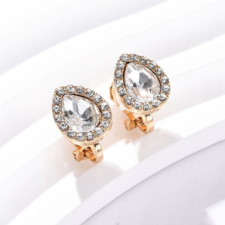 Alloy Silicone Clip-on Earrings LS-EJEW-Z120-02G-02-1