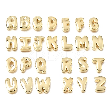 Brass Slide Charms KK-E802-33G-1