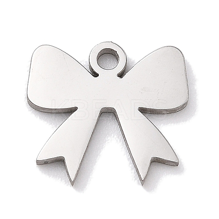 Anti-Tarnish 304 Stainless Steel Charms STAS-R003-01P-04-1
