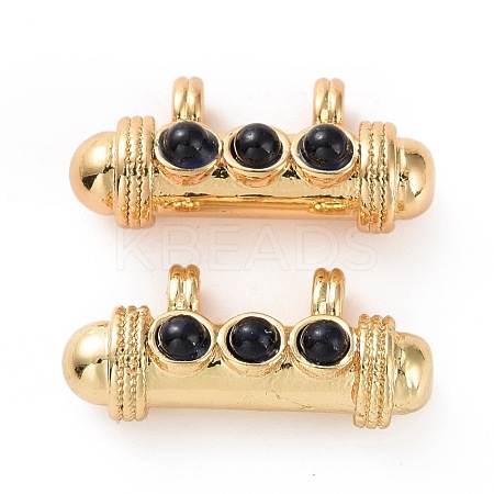 Brass Micro Pave Cubic Zirconia Pendants FIND-A012-01G-C-1