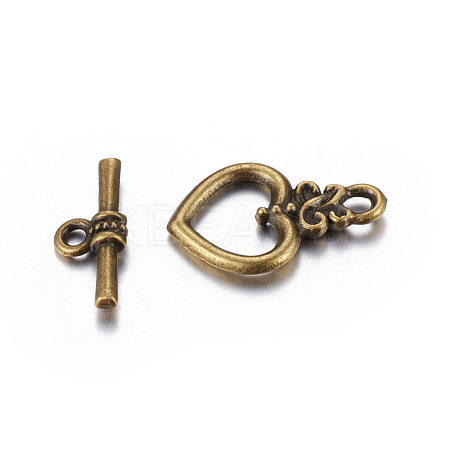 Tibetan Style Toggle Clasps MLF1526Y-NF-1