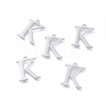 Non-Tarnish 304 Stainless Steel Charms STAS-L263-09P-1
