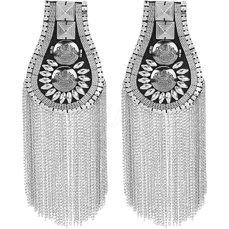 Detachable Iron Tassel Epaulettes FIND-FH0005-47P-1