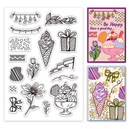 Custom PVC Plastic Clear Stamps DIY-WH0448-0128-1